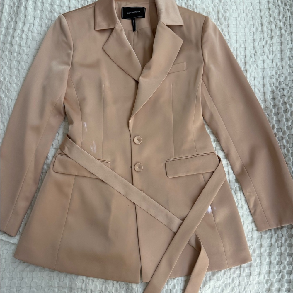 BCBGMaxAzria dusty-pink color Women's Blazer